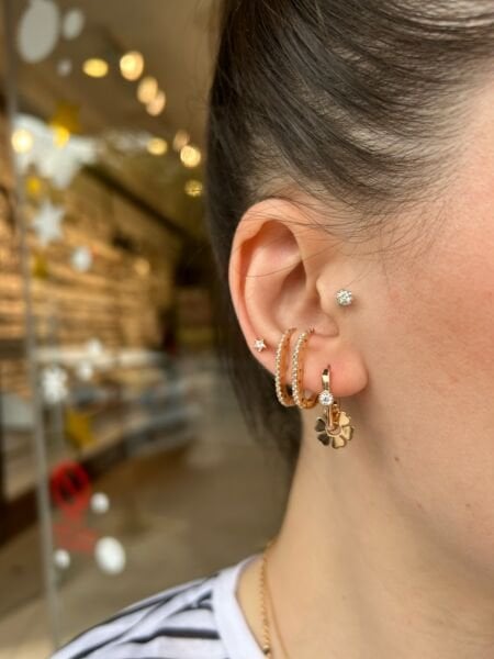 VIP Seri Pırpır Göçmen Küpesi