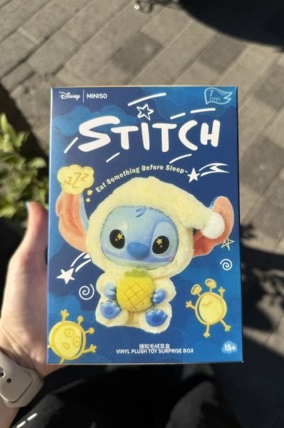 Eat Something Before Sleep Stitch Peluş Figür