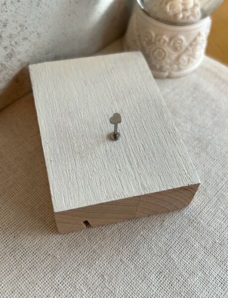 Çelik Kalp Tragus Piercing 8 mm Gümüş Renkli