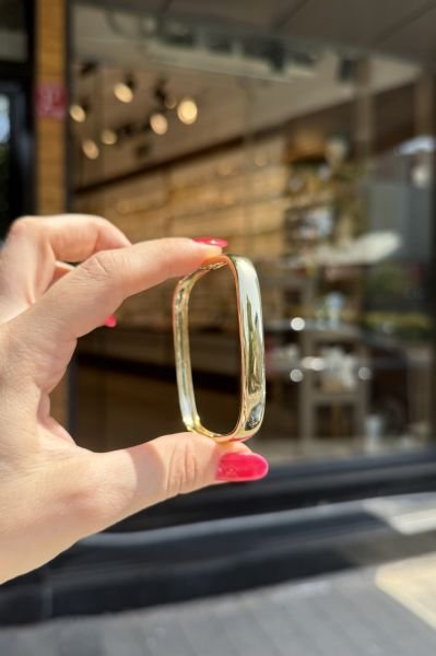 VIP Kare Kelepçe Bileklik 14K