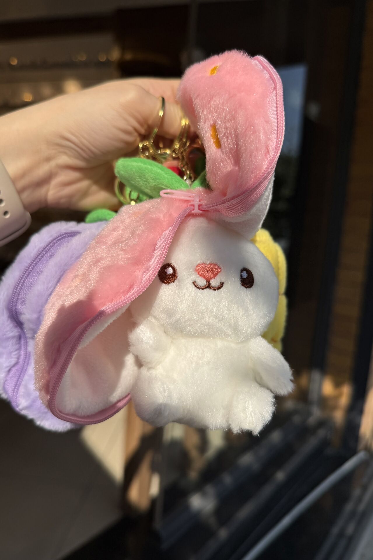 Süpriz Tavşan Peluş Anahtarlık Çanta Süsü