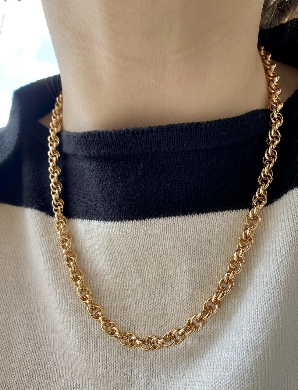 VIP İç İçe Geçmeli Zincir Kolye