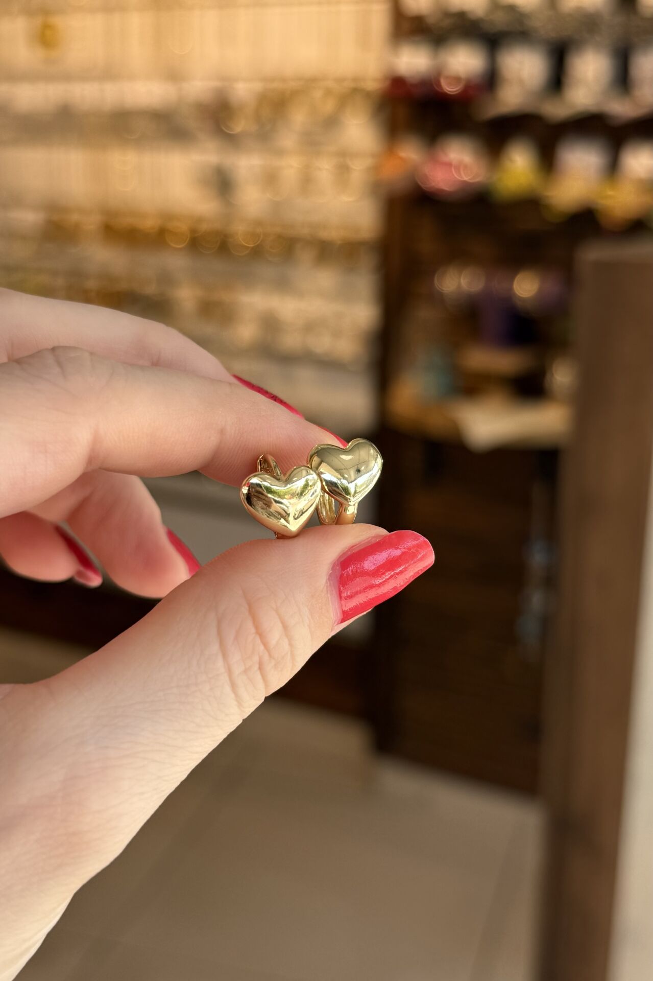 VIP Kalpli Halka Küpe 14K