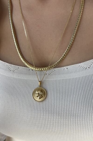 VIP Ata Kolye 60 cm 14K