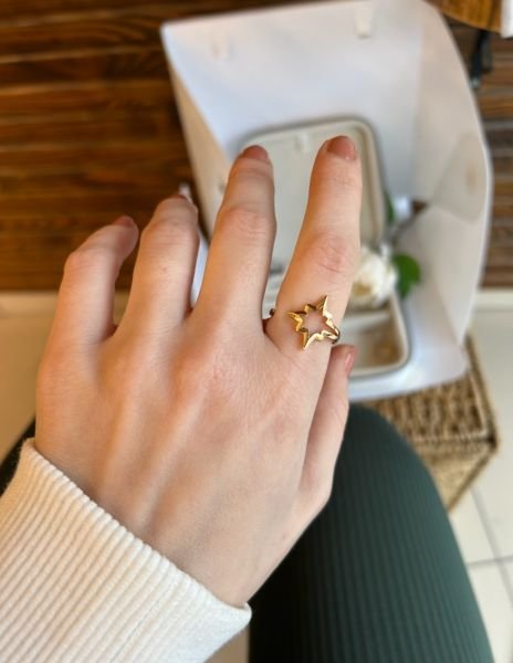 Kuzey Yıldız Model Ayarlanabilir Yüzük