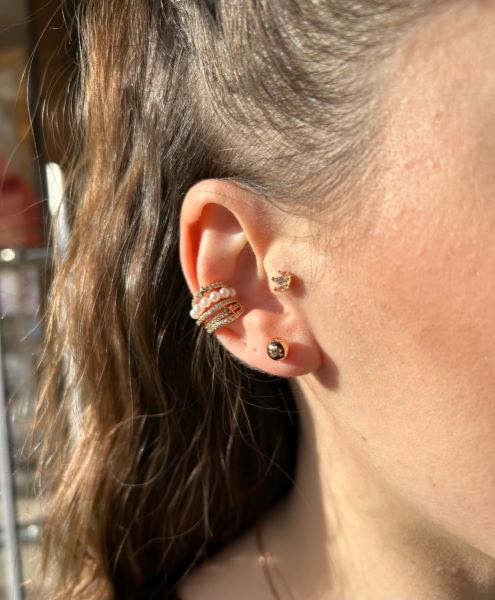 VIP Seri Top Küpe 5 mm