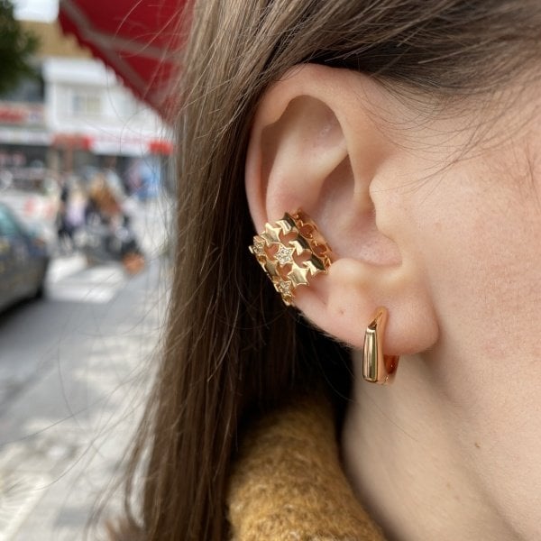 VIP Seri Geometrik Halka Küpe