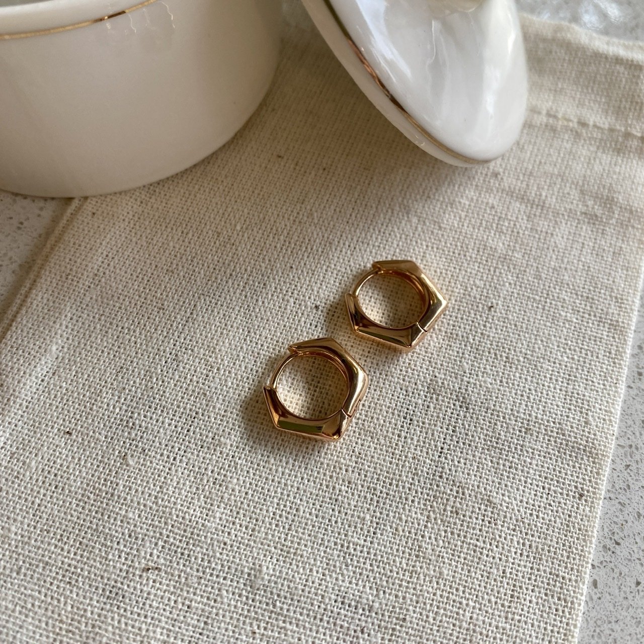 VIP Seri Geometrik Halka Küpe