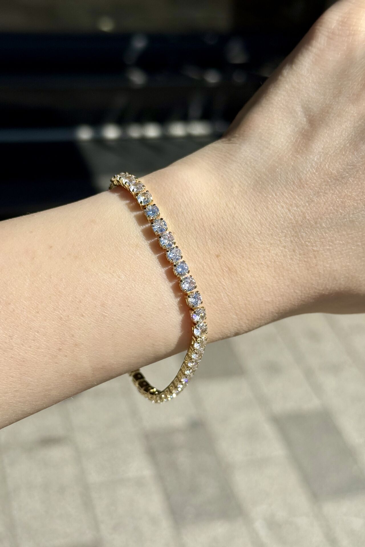 VIP Su Yolu Bileklik 17 + 3 cm 14K