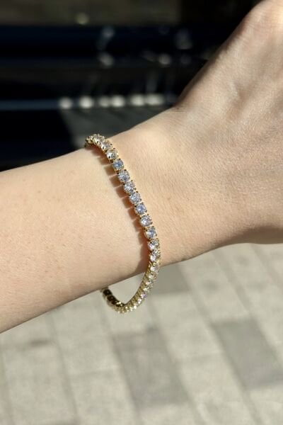 VIP Su Yolu Bileklik 17 + 3 cm 14K