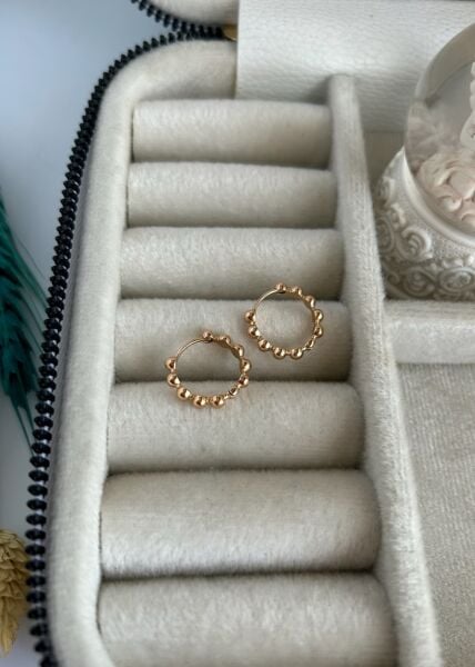 VIP Seri Sıra 10 Topçuklu Halka Küpe