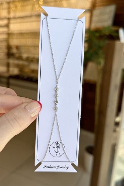 4 Sıra Taşlı Şahmeran Gümüş Renk