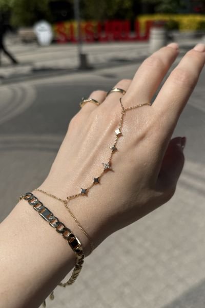 Gömme Taşlı Kuzey Yıldız Detaylı Şahmeran