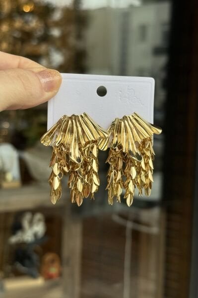 Marka Model Pullu Salkım Küpe