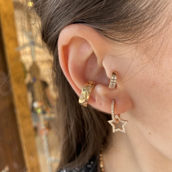 VIP Seri Ucu Çıkabilir Yıldız Küpe