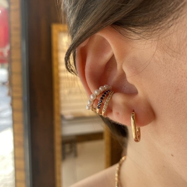 VIP Seri Küçük Oval Küpe