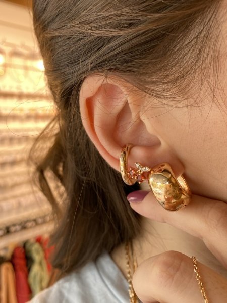 Büyük Boy Geniş Halka Küpe