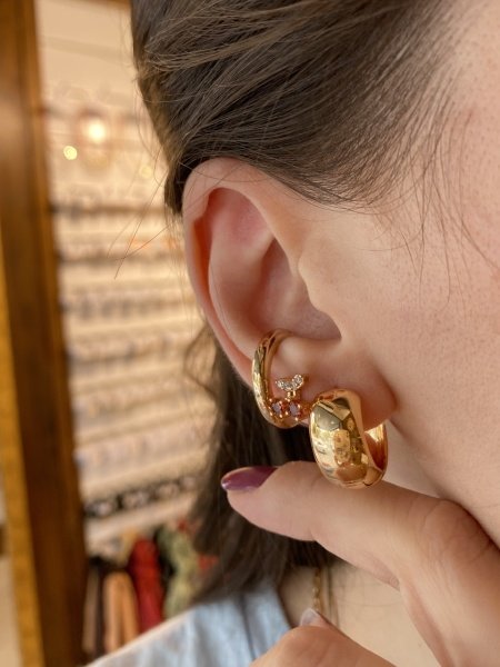 Orta Boy Geniş Halka Küpe