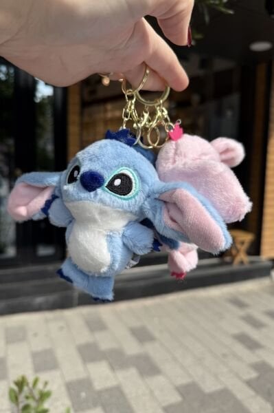 Peluş Stitch Çanta Charmı Anahtarlık