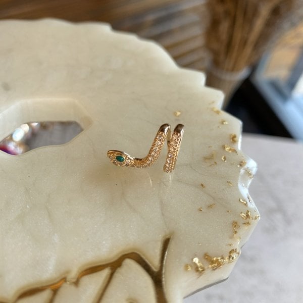 VIP Seri Yılan Earcuff