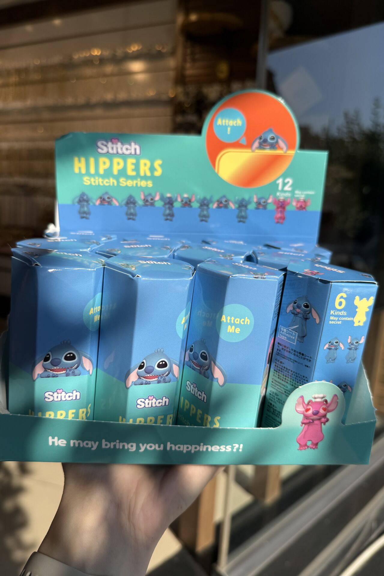 Stitch Serisi Telefon Tablet Figürü Süpriz Kutu