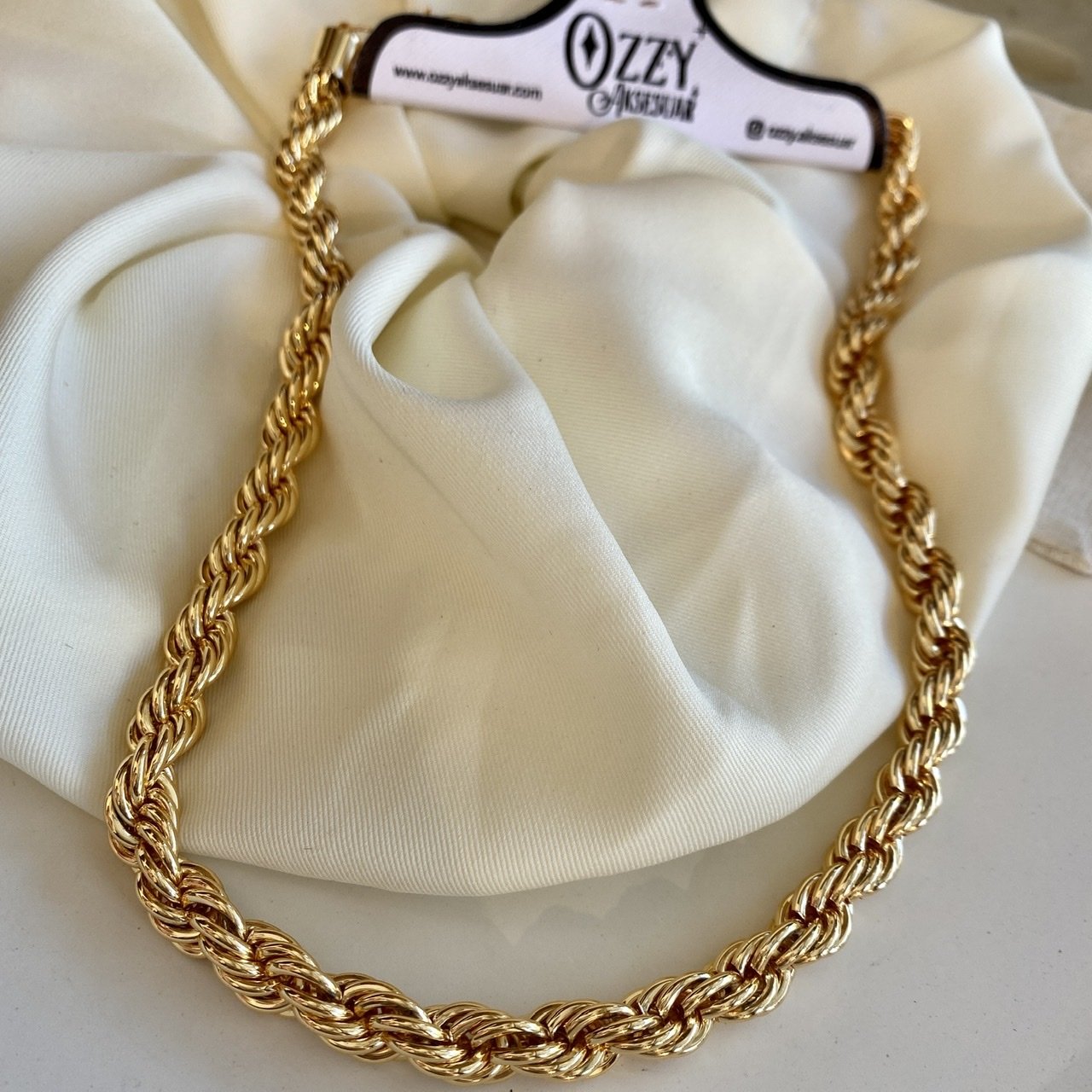 Kalın Burgu Kolye 45 cm