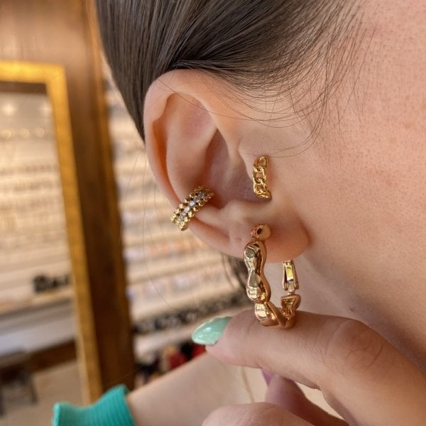 VIP Seri Boğumlu Halka Küpe