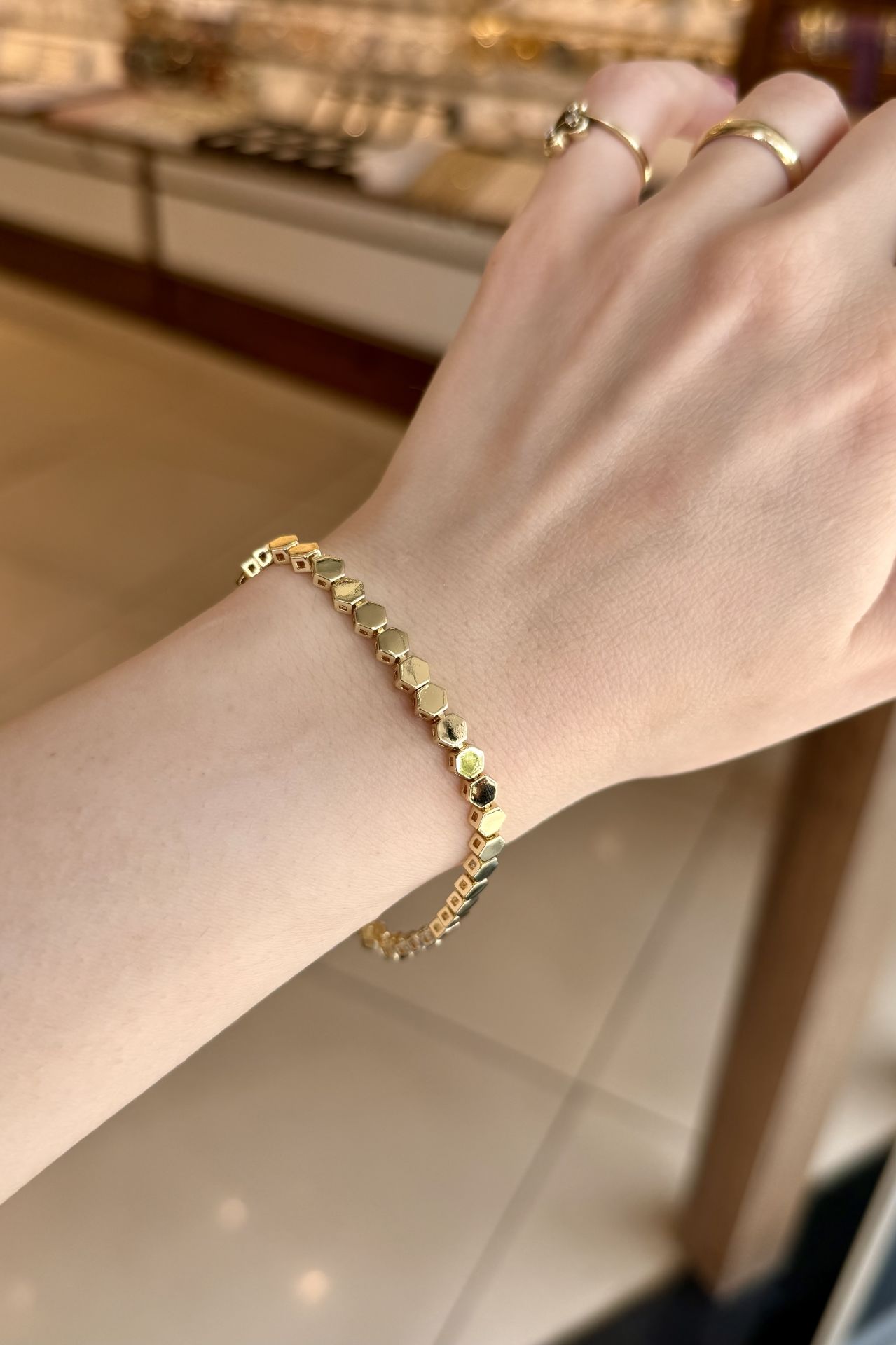 VIP Petek Bileklik 14K 17 + 2 cm