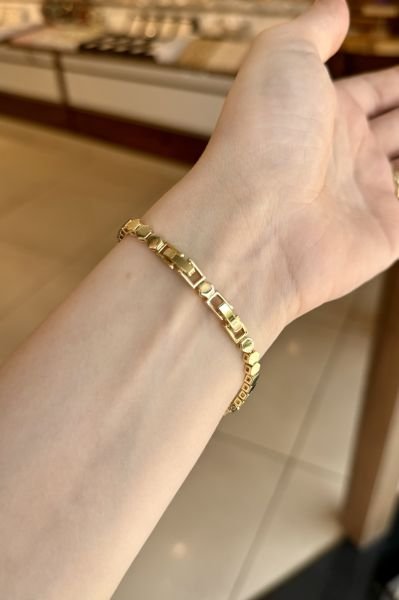 VIP Petek Bileklik 14K 17 + 2 cm