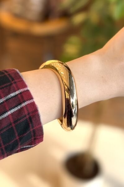 Dalgalı Model Kelepçe Bileklik