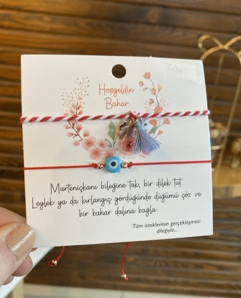 Marteniçka 2'li Set İp Bileklik