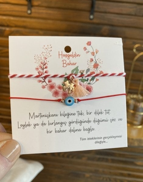 Marteniçka 2'li Set İp Bileklik