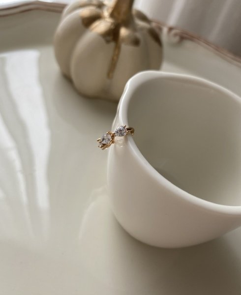 VIP Seri 4 Damla Taşlı Earcuff Kıkırdak Küpe