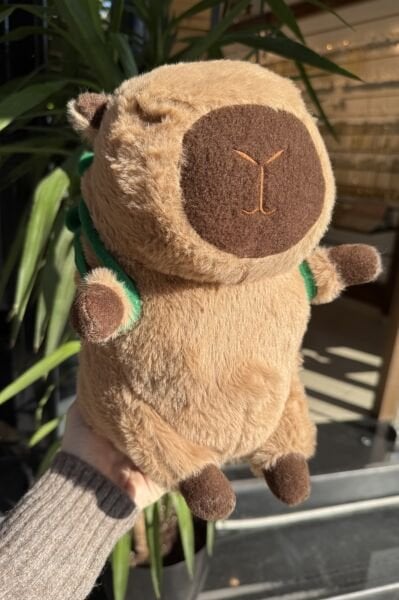 Kaplumbağa Çantalı Peluş Büyük Capybara