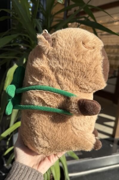 Kaplumbağa Çantalı Peluş Büyük Capybara