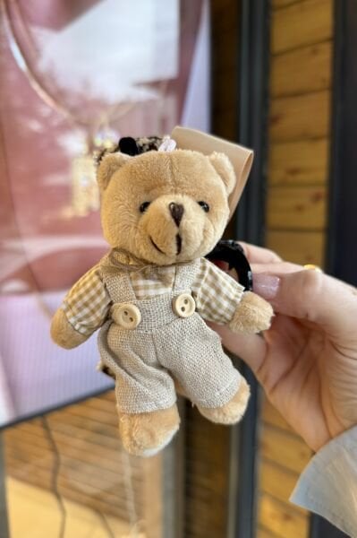 Fiyonk Detay Salopetli Ayıcık Mandal Toka