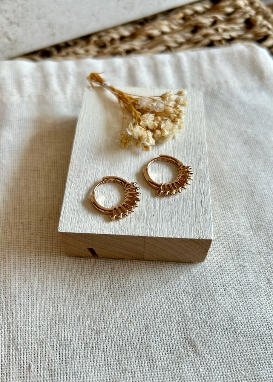 VIP Seri Yelpaze Halka Küpe