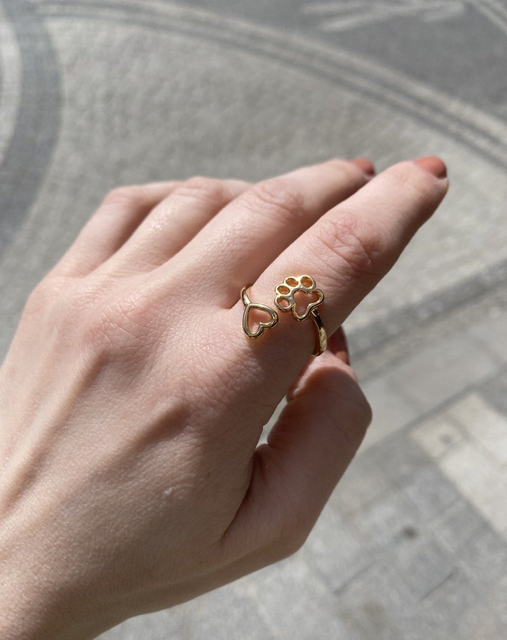 Ayarlanabilir Kalpli Pati Yüzük