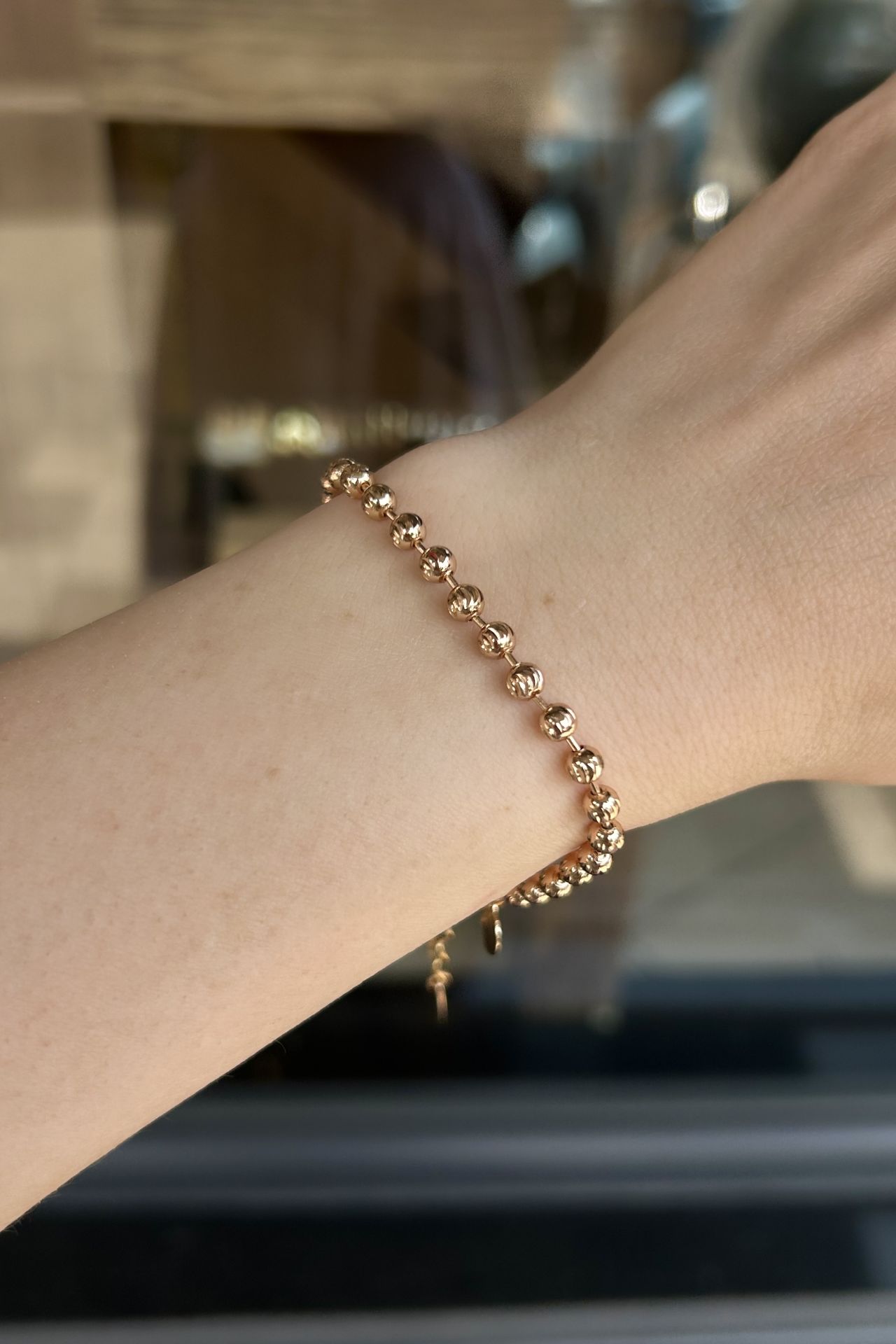 VIP Zil Detay Tırnaklı Dorika Bileklik 17 + 3 cm