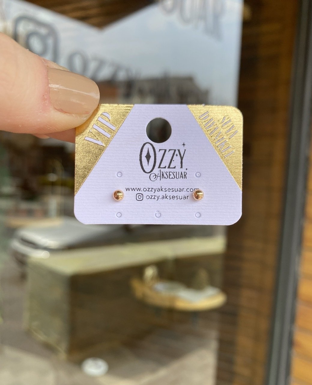 VIP Seri Minik Top Küpe