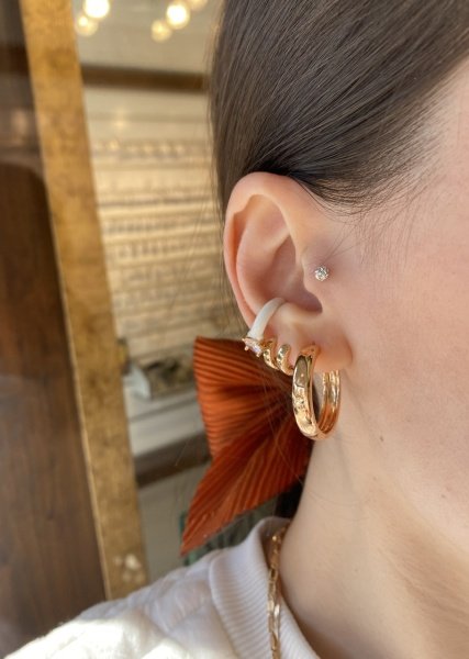 VIP Seri Büyük Halka Küpe 2,5 cm