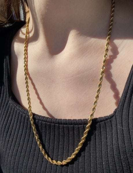 Çelik Burgu Kolye 60 + 5 cm