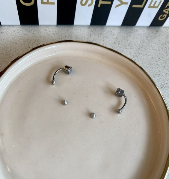 Mıknatıslı Septum Piercing Yedek Uçlu